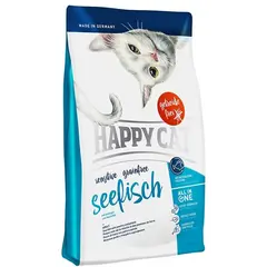 Happy Cat Sensitive Seefisch суха храна за котки с морска риба