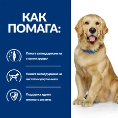 Hill's PRESCRIPTION DIET j/d Joint Care - лечебна суха храна за кучета със ставни проблеми, с пилешко