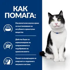 Hill's PRESCRIPTION DIET i/d Digestive Care AB+ Pouch - лечебна мокра храна за котки с храносмилателни разстройства и за възстановяване, пауч със сьомга - 12 бр x 85 г