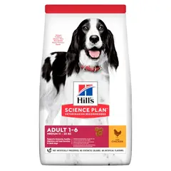 Hill's Science Plan Canine Adult Medium Chicken - кучета от средните породи с пиле - 14 кг