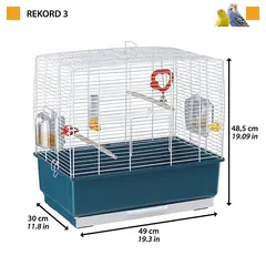 Kлетка за птици Ferplast Rekord 3 White