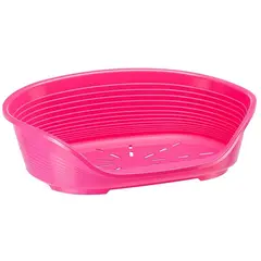 Пластмасово легло с дюшече за кучета и котки Ferplast Siesta Deluxe 2 Pink
