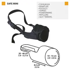 Намордник за Чихуахуа, Пудел Ferplast Muzzle Safe Mini Black