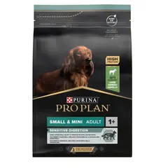 PRO PLAN Small & Mini Adult Sensitive Digestion за кучета в зряла възраст от дребни породи с чувствителен стомах, суха храна, с агне