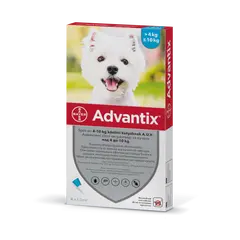 Bayer Advantix Spot On 25-40 кг - КУТИЯ (4бр. пипети)
