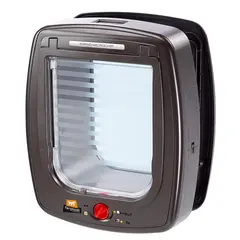 Ferplast Swing MicroChip -  Вратичка за котки и мини кучета с микрочип - кaфява