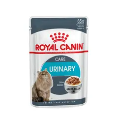 Royal Canin Urinary Care - Пълноценна мокра храна за котки за поддържане на здравето на пикочните пътища, хапки в сос - пауч 12х85г