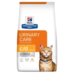 Hill's PRESCRIPTION DIET c/d Multicare Urinary Care - лечебна суха храна за котки с уринарни проблеми, с пилешко
