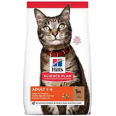 Hill's Science Plan Feline Adult Lamb - храна за котки от 1 до 7 год. с агнешко - 10kg