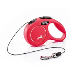 Flexi Classic XS автоматичен повод за кучета - въже 3 м, син