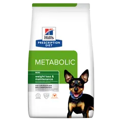 Hill's PRESCRIPTION DIET Metabolic Mini - лечебна суха храна за кучета от дребни породи с наднормено тегло, с пилешко