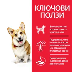 Hill's Science Plan Canine Adult Small & Mini Chicken - храна за кучета от малките породи с пиле - 6 кг