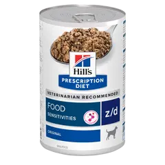 Hill's PRESCRIPTION DIET z/d Food Sensitivities - лечебна мокра храна за кучета с хранителни алергии, консерва 370g