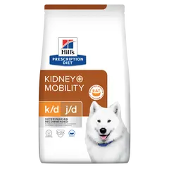 Hill's PRESCRIPTION DIET k/d + Mobility - лечебна суха храна за кучета с бъбречна недостатъчност и ставни проблеми, с пилешко - 12 кг