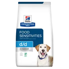 Hill's PRESCRIPTION DIET d/d Food Sensitivities - лечебна суха храна за кучета с хранителни алергиии, с патешко и ориз