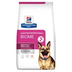 Hill’s PRESCRIPTION DIET Gastrointestinal Biome - лечебна суха храна за кучета  с  ентеропатии, запек, колит, с пилешко