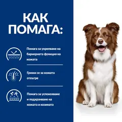 Hill's PRESCRIPTION DIET Derm Defense - лечебна суха храна за кучета с алергии от околната среда и за атопичен дерматит, с пилешко