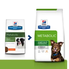 Hill's PRESCRIPTION DIET Metabolic Weight Management - лечебна суха храна за кучета с наднормено тегло, с пилешко