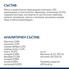 Hill's Prescription Diet Metabolic Stew- лечебна мокра храна за кучета с наднормено тегло, консерва задушено - 354 г
