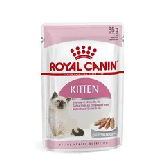 Royal Canin Kitten Loaf - Пълноценна мокра храна за котенца и бременни котки - пауч  12 бр. x 85 г