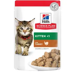 Hill's Science Plan Kitten Poultry Selection пауч за коте различни вкусове 12 бр. x 85 гр.