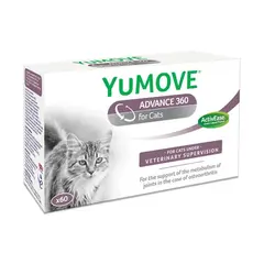 YuMOVE ADVANCE 360 Joint Care for Cats – овкусени таблетки за ставни проблеми (артрози) с екстракт от зеленоуста мида, за котки - 60 таб.