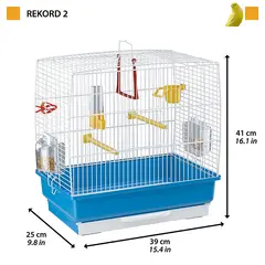 Kлетка за птици Ferplast Rekord 2 White