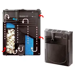 Аквариум Ferplast Capri 80 LED Black