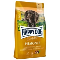 Happy Dog Sensible Piemonte - Пълноценна суха храна за кучета с патешко, морска риба, кестени