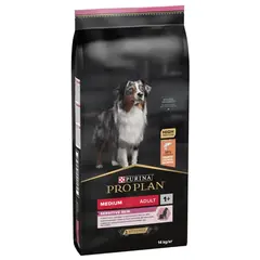 Pro Plan Dog Medium Adult SENSITIVE SKIN - за кучета в зряла възраст от средни породи с чувствителна кожа, суха храна със сьомга 14 кг