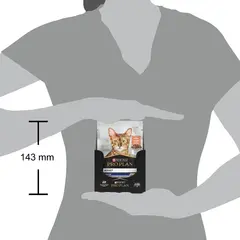 Pro Plan NUTRISAVOUR Indoor Adult Cat 85 гр - мокра храна за котки в зряла възраст за котки, живеещи на закрито - пауч със сьомга в сос