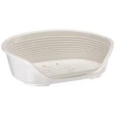 Пластмасово легло с дюшече за кучета и котки Ferplast Siesta Deluxe 4 Beige