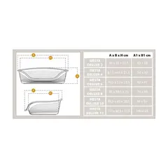 Пластмасово легло с дюшече за кучета и котки Ferplast Siesta Deluxe 4 White