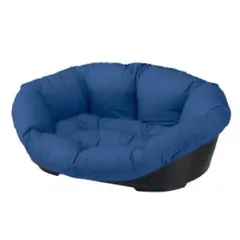 Пластмасово легло за кучета с дюшече Ferplast Sofa 2  - С имена на градове