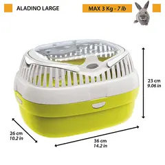 Транспортна чанта за дребни животни Ferplast Aladino Large - Лилава