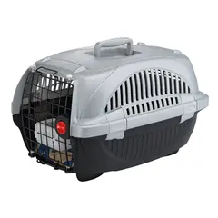Транспортна клетка за кучета и котки Ferplast Atlas 10 Deluxe Open - Черна