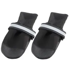 DOG SHOES MEDIUM BLACK(х2) ferplast- чорап - обувка за кучета