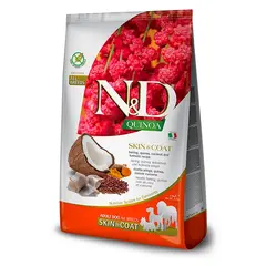 N&D Quinoa Skin&Coat Herring, Coconut - суха храна за кучета в зряла възраст с киноа и херинга - 2,5 кг.