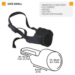 Намордник за Шнауцер, Кокер Шпаньол Ferplast Muzzle Safe Small Black
