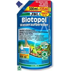 JBL Biotopol 500 + 125 мл гратис - Препарат за стабилизиране и поддръжка на водата на сладководни аквариуми - пълнител