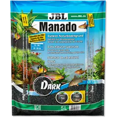 JBL Manado Dark - натурален субстрат с тъмен цвят за филтрация на водата и подхранване растежа на растенията в аквариума