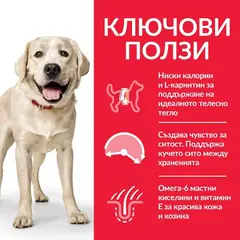 Hill's Science Plan Canine Adult  Large Breed Light Chicken - диетична храна за кучета от едри породи - 14 кг