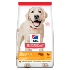 Hill's Science Plan Canine Adult  Large Breed Light Chicken - диетична храна за кучета от едри породи - 14 кг