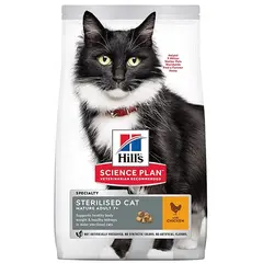 Hill's Science Plan Feline Mature Adult Sterilised Chicken - кастрирани котки над 7год. с пиле - 0,300 kg