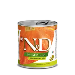 N&D DOG BOAR &PUMPKIN& APPLE 285 гр – за кучета над 1 година, с глиган, тиква и ябълка