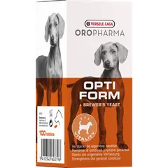 OROPHARMA OPTI FORM DOG 100 табл – хранителна добавка за кучета, подобряваща жизнеността и енергията