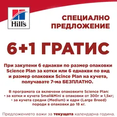 Hill's Science Plan Feline Mature Adult Sterilised Chicken - кастрирани котки над 7год. с пиле - 0,300 kg