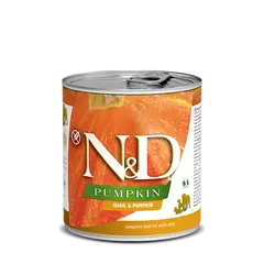 N&D DOG QUAIL &PUMPKIN 285 гр – за кучета над 1 година, с пъдпъдък и тиква