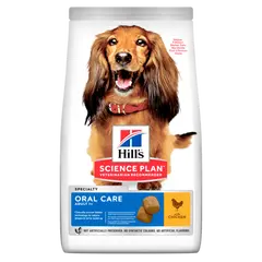 Hill's Science Plan Canine Oral Care суха храна за подобряване на устната хигиена при кучета над 1 година - 12 кг