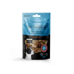 Pet Interest Tail Swingers Fish & Chicken 45 g - Висококачествени лакомства, приготвени от 100% прясно сурово месо.